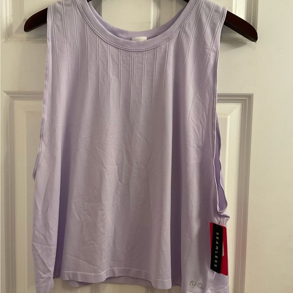 Ryka Seamless Cropped Tank Top - NWT - Size XL - Purple - Picture 3 of 11